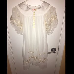 MARNI White Floral Dress